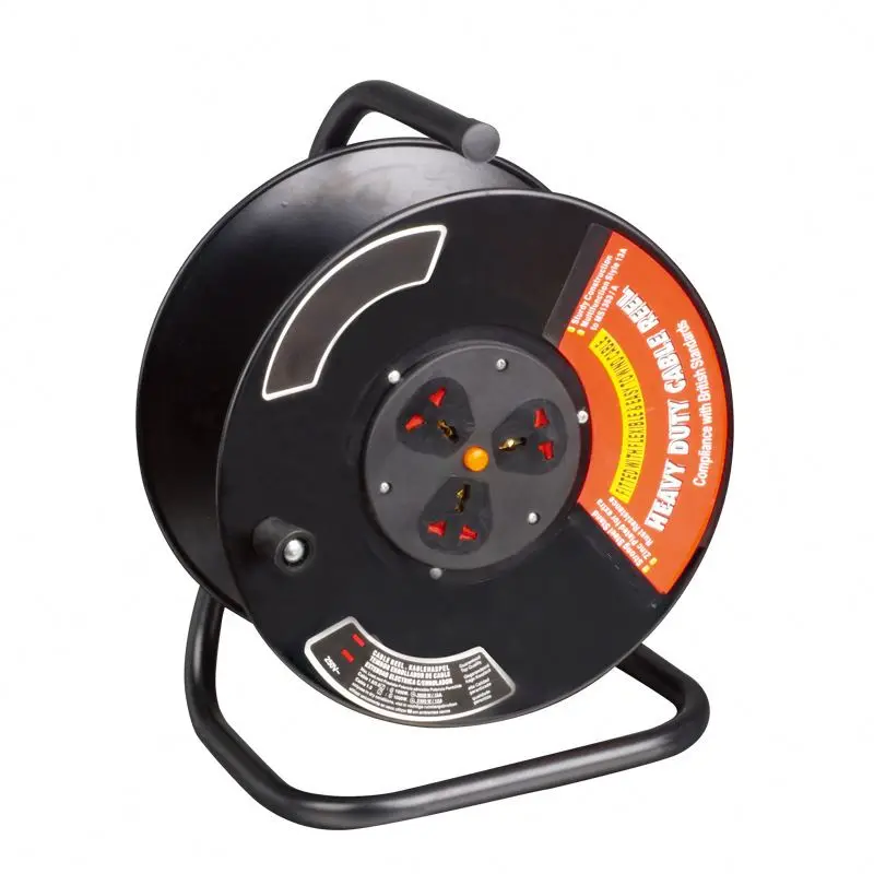 EU кабельная катушка индивидуальная длина удлинительная катушка электрическая выдвижная кабельная катушка