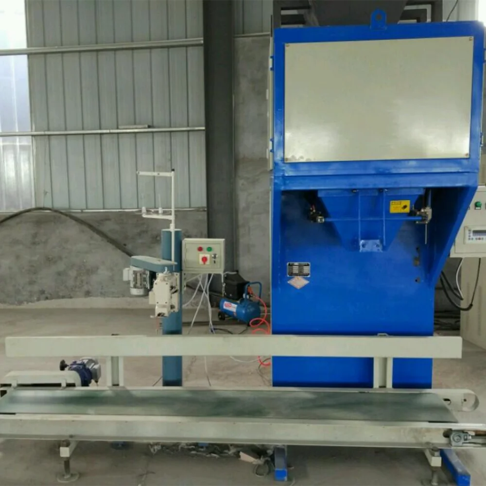 25-50kg Fully Automatic Granular Packing Machinery For Cement Powder Industrial Bag Weighing Filling Packing Machine