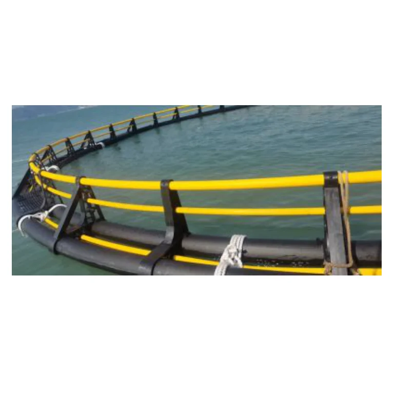 Round Plastic Floating Fish Cage for Deep sea Aquaculture (1600585763293)