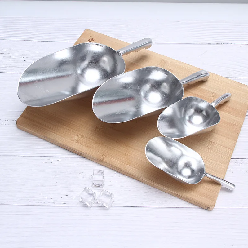 China Factory Ice Scoop Cast Aluminum Utility Scoop