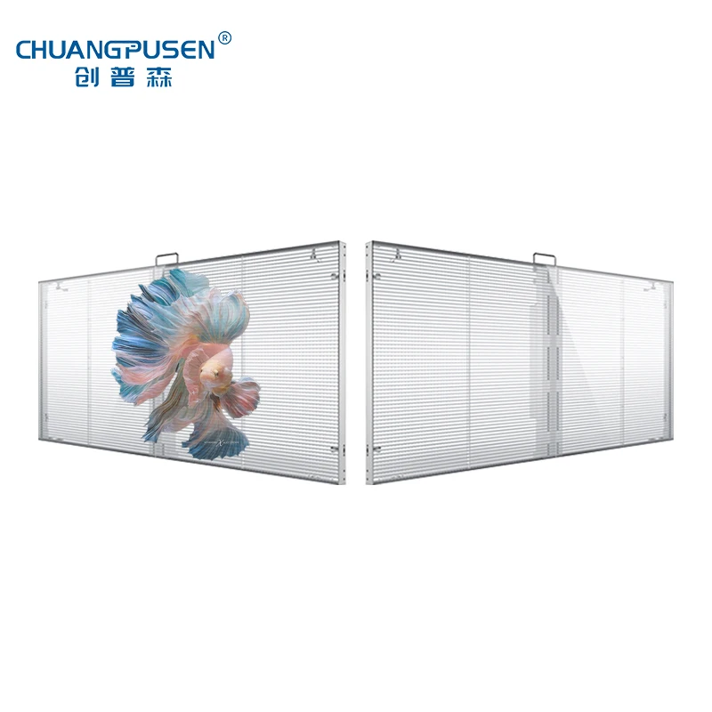 Outdoor Advertising Digital Poster led panel transparent screen