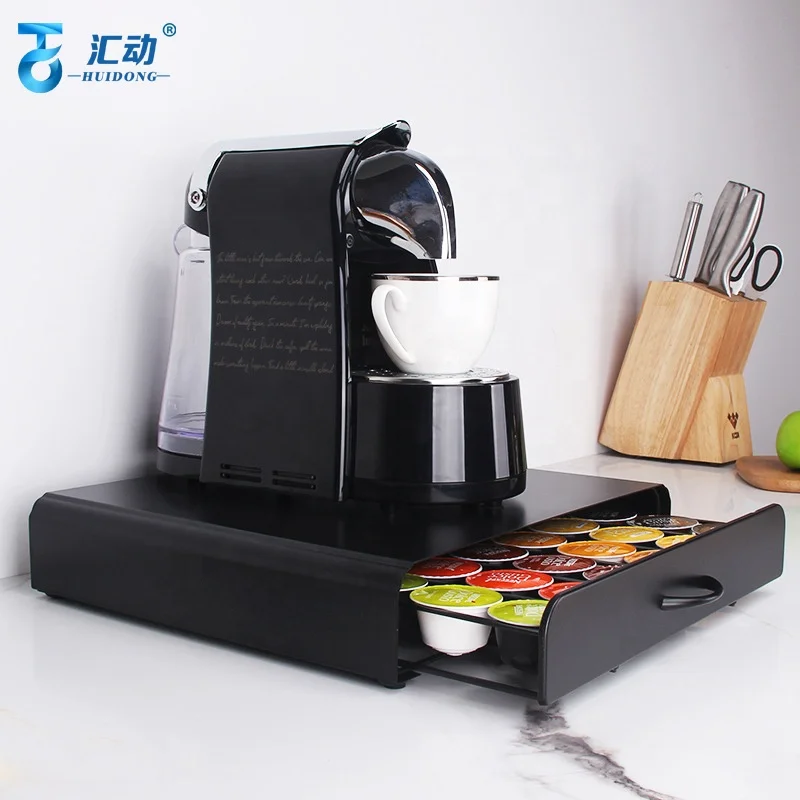 Drawer coffee capsule holder dolce gusto Plastic portable nespresso capsule coffee machine holder storage