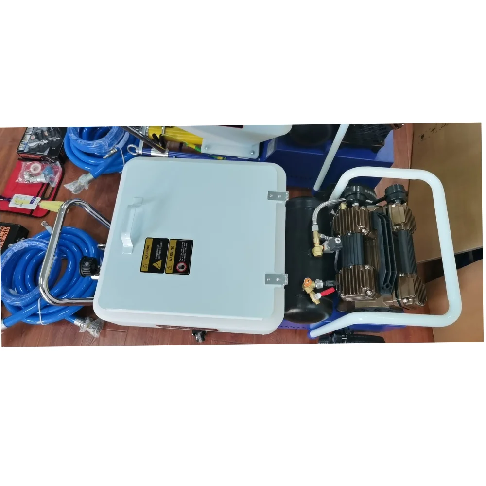 Texture Sprayer T7X with 250L Air Compressor Long Screw Pump airless paint sprayer include sprayer gun