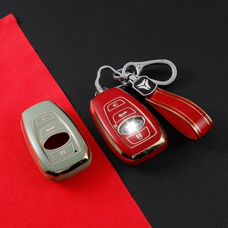 Free sample jingyuqin 3 Buttons Modified Flip Folding Remote Key Sleeve For Subaru Forester XV Legacy Outback Fob Key Cover