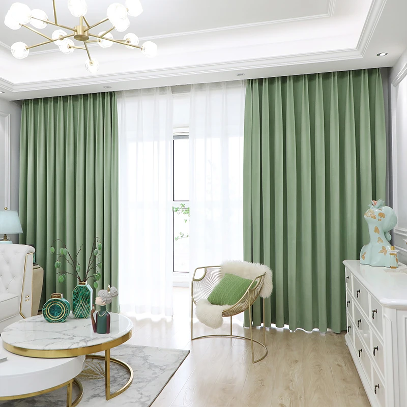 HIGH QUALITY good design 90% high shading blackout curtains for home