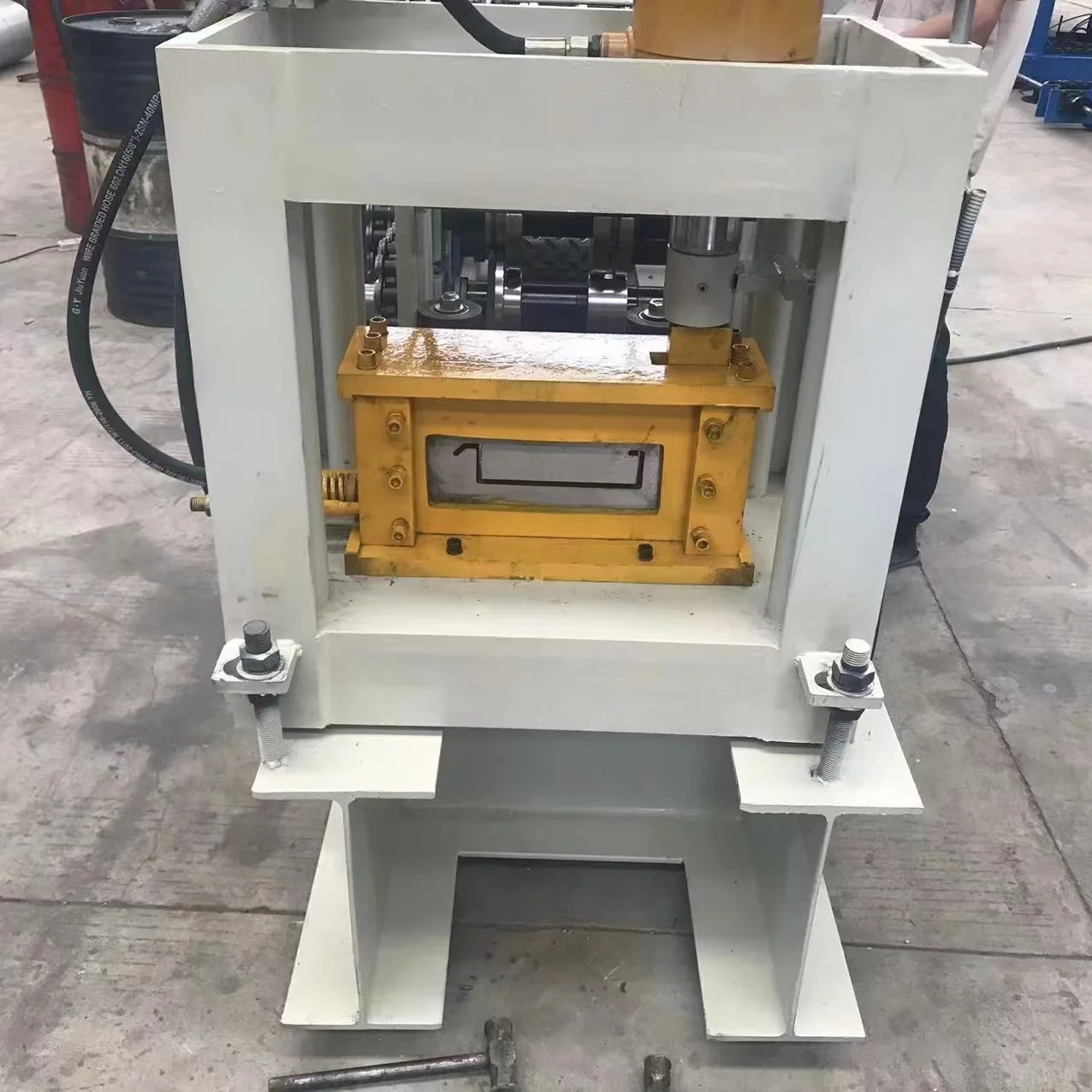 Steel Frame Iron Profile Walk Board Scaffolding Planks Making Roll Forming Machine Production Line