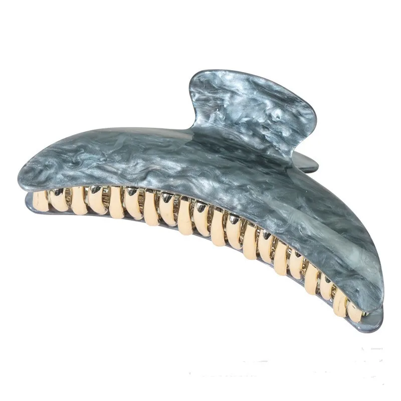 South Korea oversized hair clip pattern vertical clip grip clip coiffure acrylic hair grip hair accessories back of the head