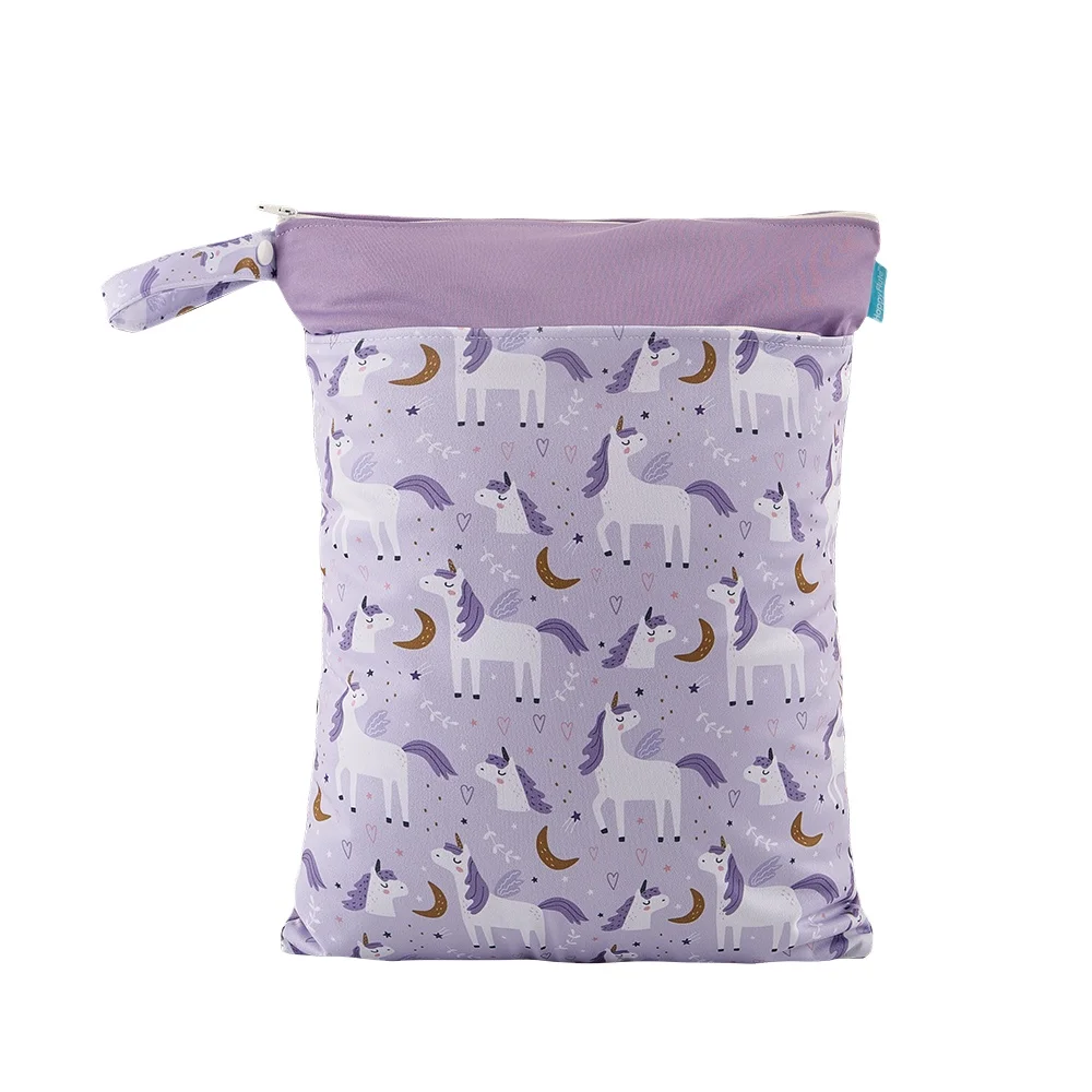 Wet Bag Waterproof Washable Reusable Handbag Fashion Bags Baby Cloth Diaper Mommy Bag