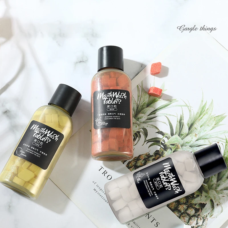 Portable Mild and Non-Irritating Mouthwash Cleaning Concentrated Particles for Clean The Mouth and Freshen Breath