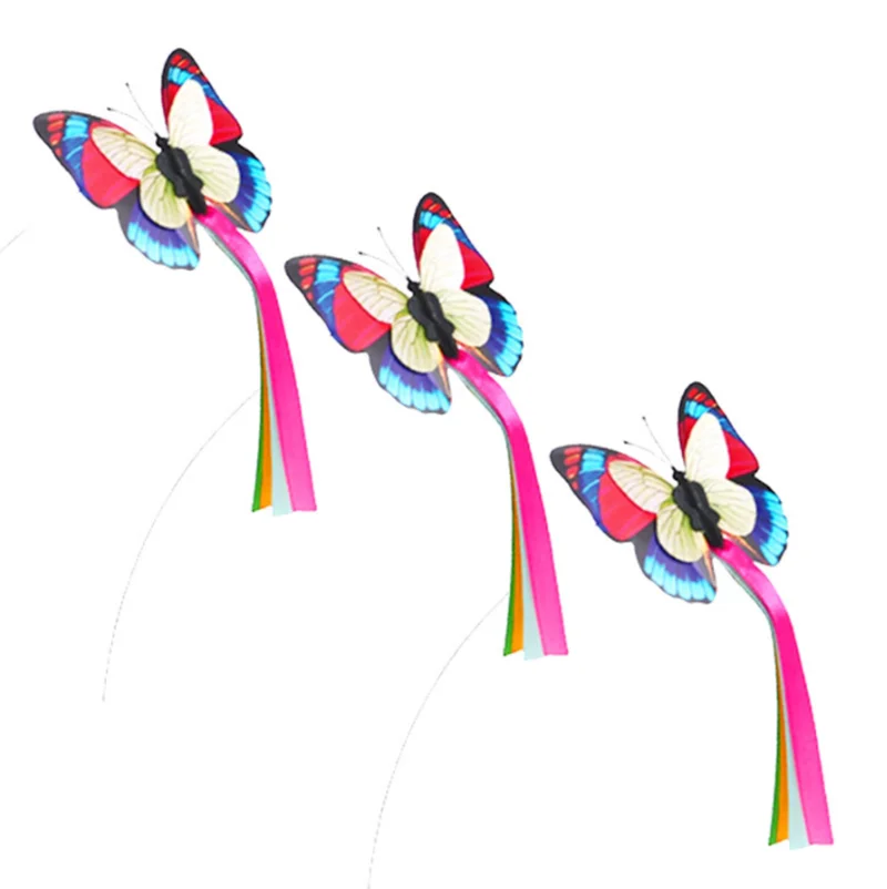 Cat Wand Toy Interactive  Cat Fun Playing Toys Kitten Toys with Shiny ButterFly