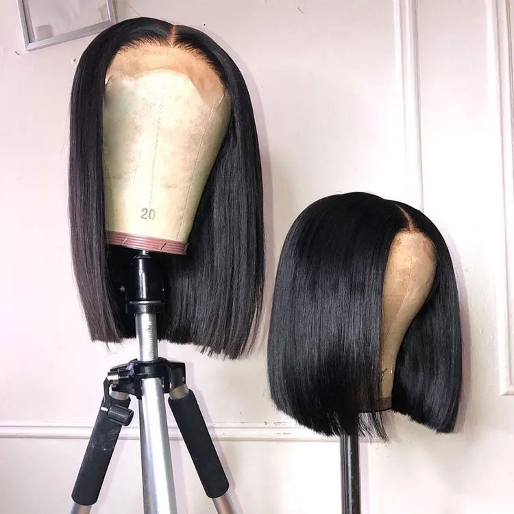 150 180 плотность HD полный кружевной парик из человеческих волос Боб парики оптом бразильские Виргинские кружевные передние парики с волосами младенца