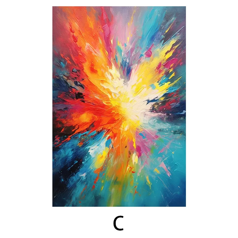 Original abstract hand painting modern designer