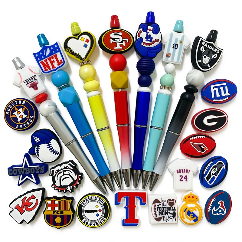 Бусины силиконовые для ручек