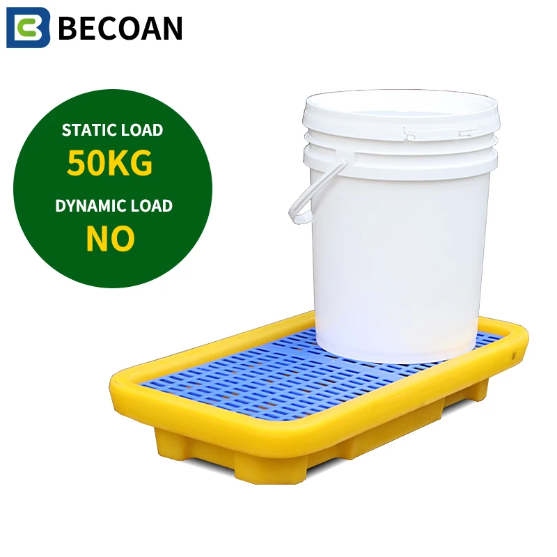 HDPE Spill Pallet recycled Poly Drum Spill Pallet product for chemical