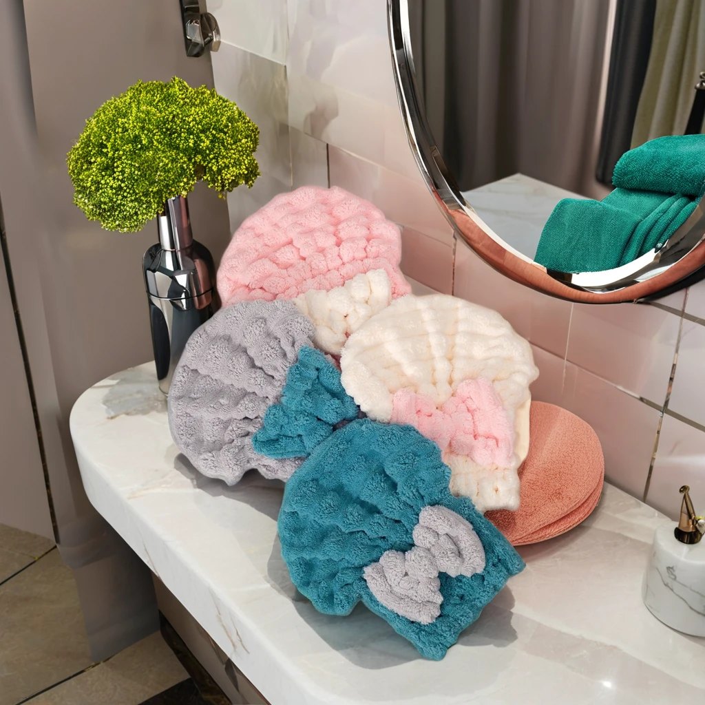 Высокое качество, коралловый флис из микрофибры, короткий фен, полотенце для женщин, для душа, для сушки волос