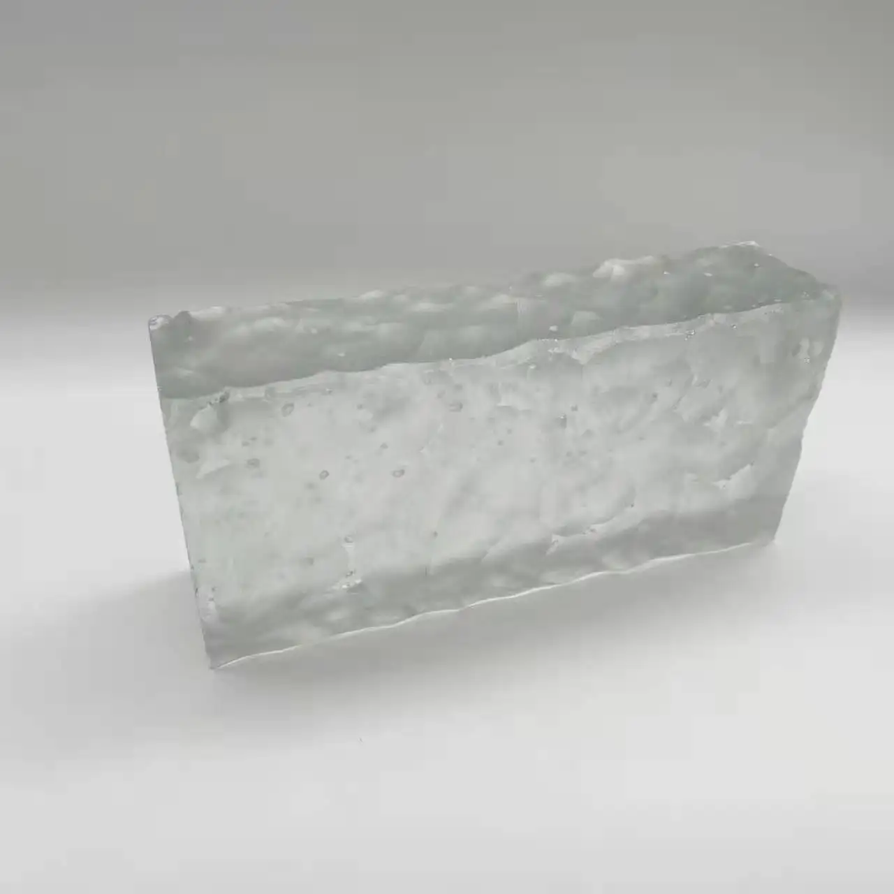 Factory Direct Clear Home Decoration Transparent Super White Crystal Rectangle Soild Tempered Toughened Glass Brick