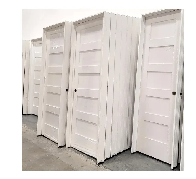 Hot-sale white panel interior door wooden white primed door hotel interior wood waterproof mdf door