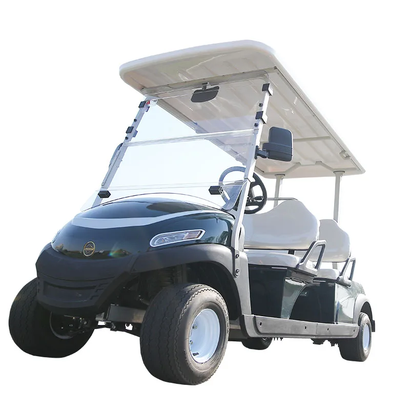 New modern electric lithium battery 4 seater solar powered golf cart manufacturer