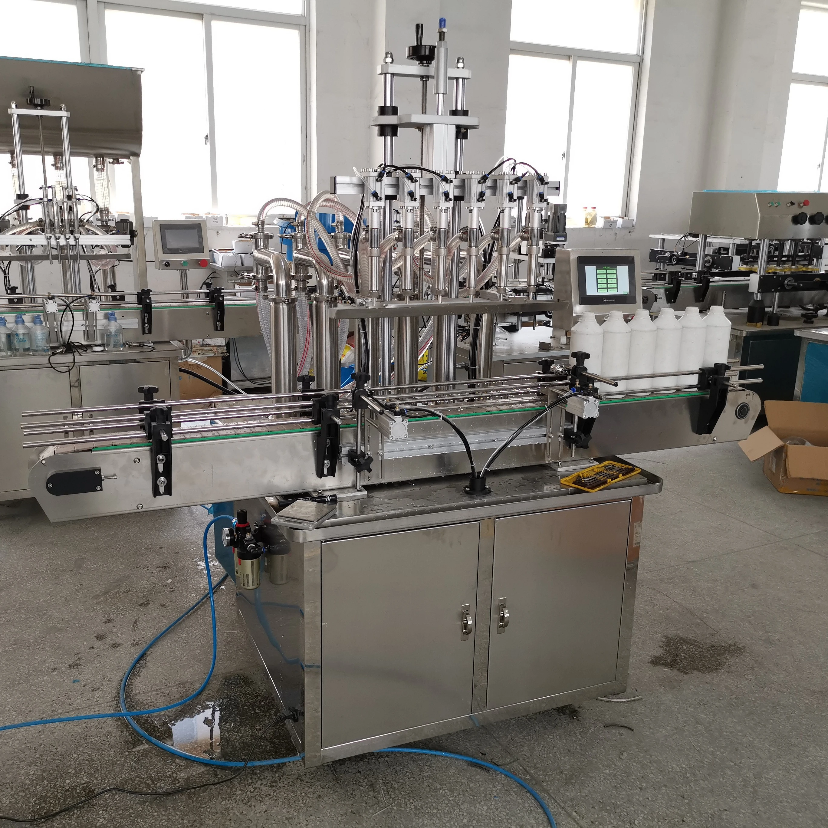 Pharmaceutical filling machine vial filling capping labeling essential oil filling machine