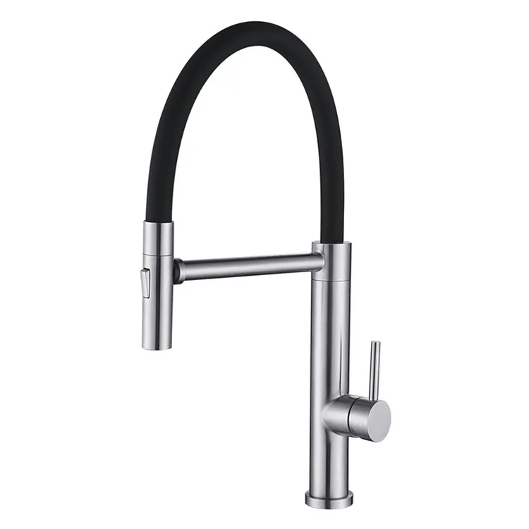 Contemporary Style High Quality SUS304 Stainless Steel Pull Down 3 Way Health Water Filter Kitchen Sink Faucet