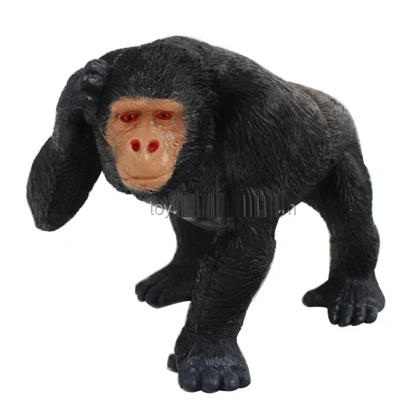 2023 Popular Garden Decor Animals Statuary Wild Animal Statue Monkey Small Mini Plastic Toys