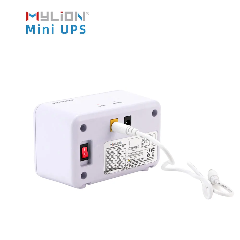 12V Dc Mini Ups Constant Output Voltage WiFi Router 12000Mah Mini Ups Home Electronic Equipment Battery Backup