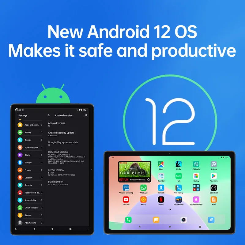 Ветвью ALLDOCUBE iPlay 50 Pro 10 4 дюймов планшетный ПК с системой андроида и 12 2K IPS 8 Гб оперативной памяти 128 ГБ ROM Helio G99 Octa Core аппарат не привязан к оператору сотовой связи функцией звонка
