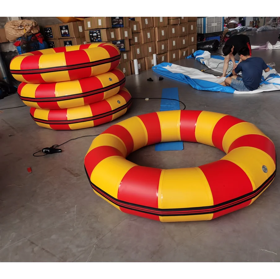 0.9mm Thick and durable PVC Inflatable Bumper boat tube Equipment Electric Bumper Boat Replacement ring for Water Amusement Park