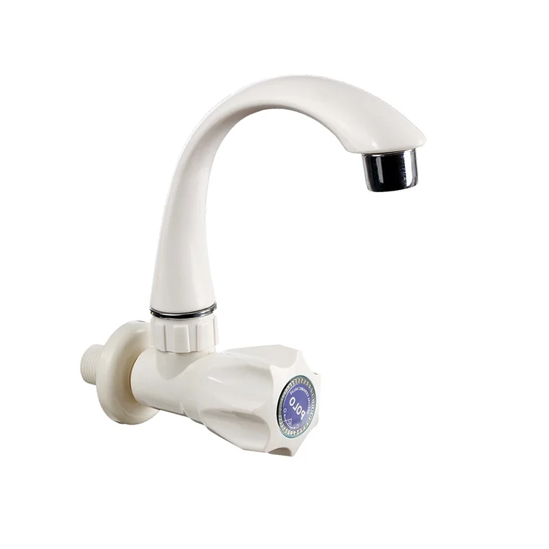 Selling Vertical Wall Outlet Horizontal Double Pipe Stainless Steel Electroplated Silver Filter Hot Cold Kitchen Faucet