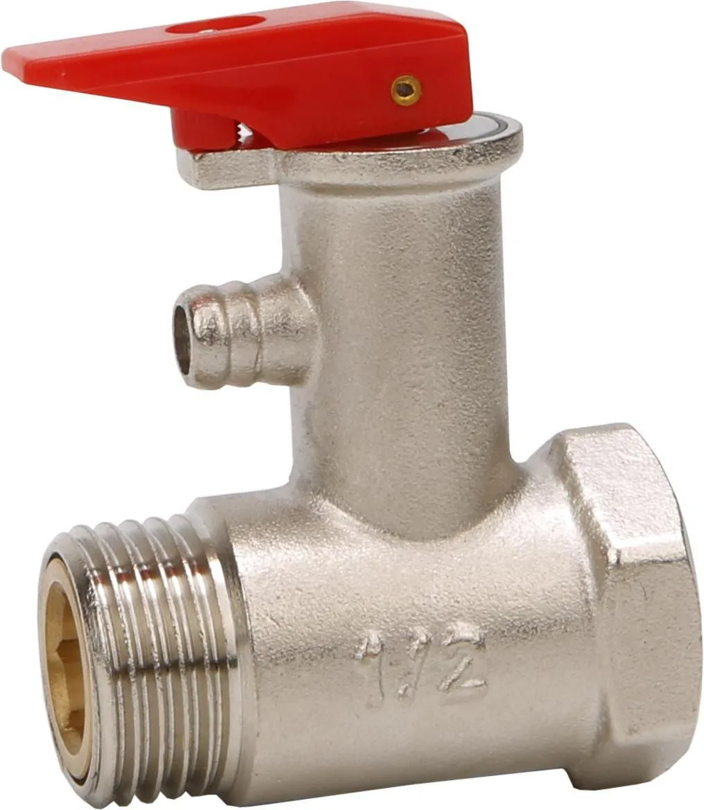 Прямой завод Электрический и Солнечный водонагреватель латунь никелированный предохранительный клапан