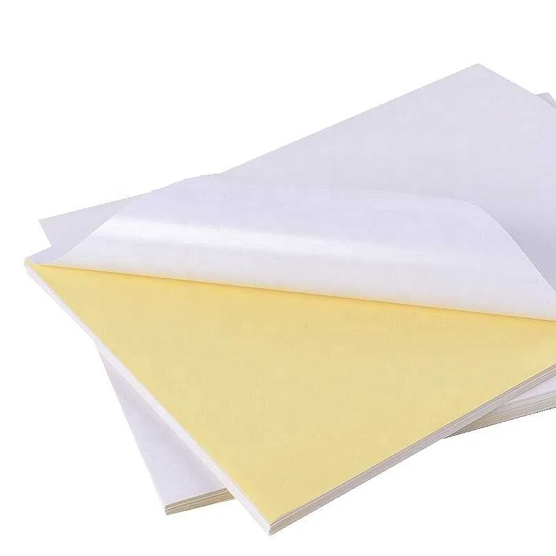 A4 Adhesive Label Glossy Sticker Paper 50 sheets In One Pack