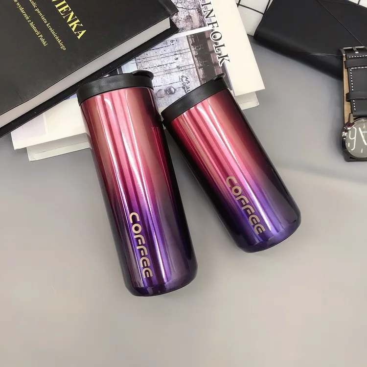 Dazzling Thermo Stainless Steel Vacuum Insulated Custom Logo Coffee Cup