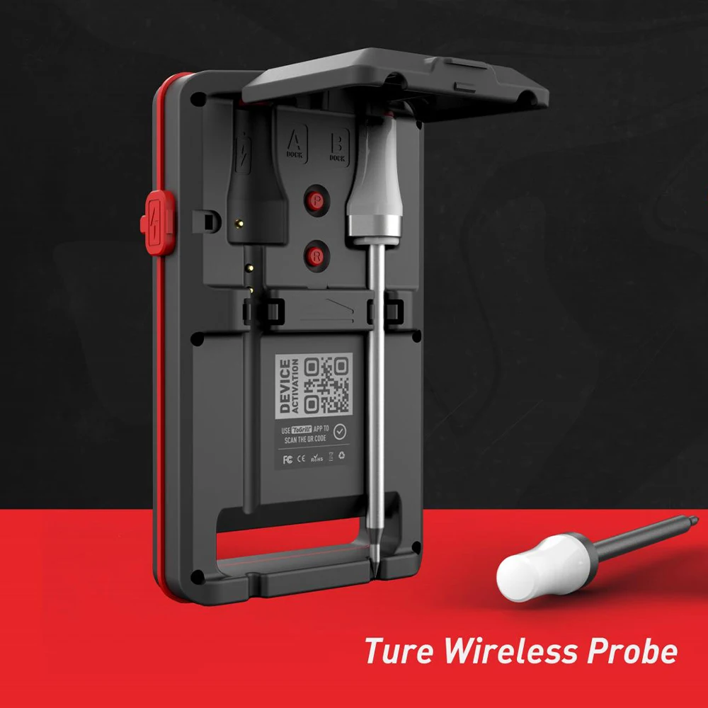 Rechargeable Smart Digital Bluetooth Kitchen Cooking Food Bbq Probe True Wireless Meat Thermometer For Grill Pizza Oven Smoker