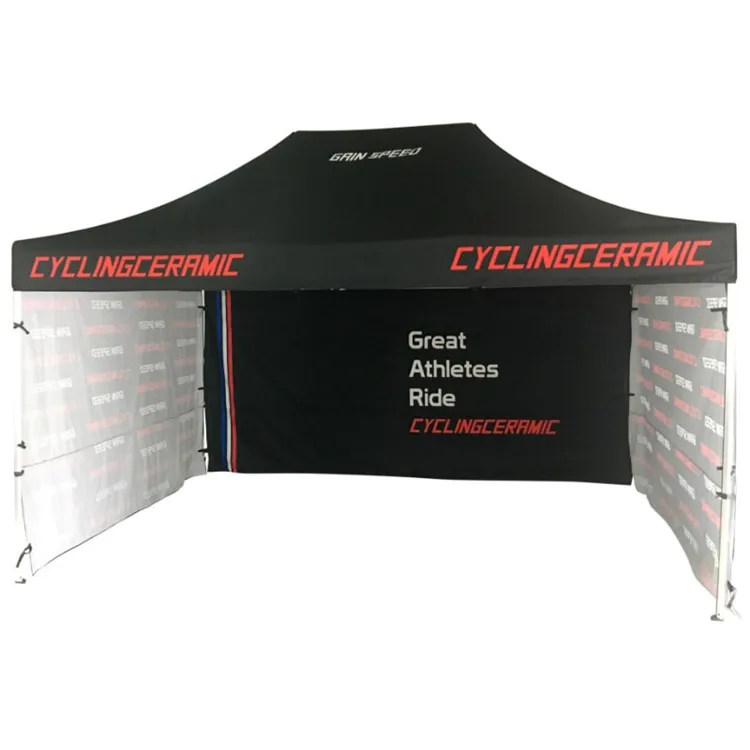 10x20 tents with 40mm hexagonal pipe,  folding pop up gazebo custom branded
