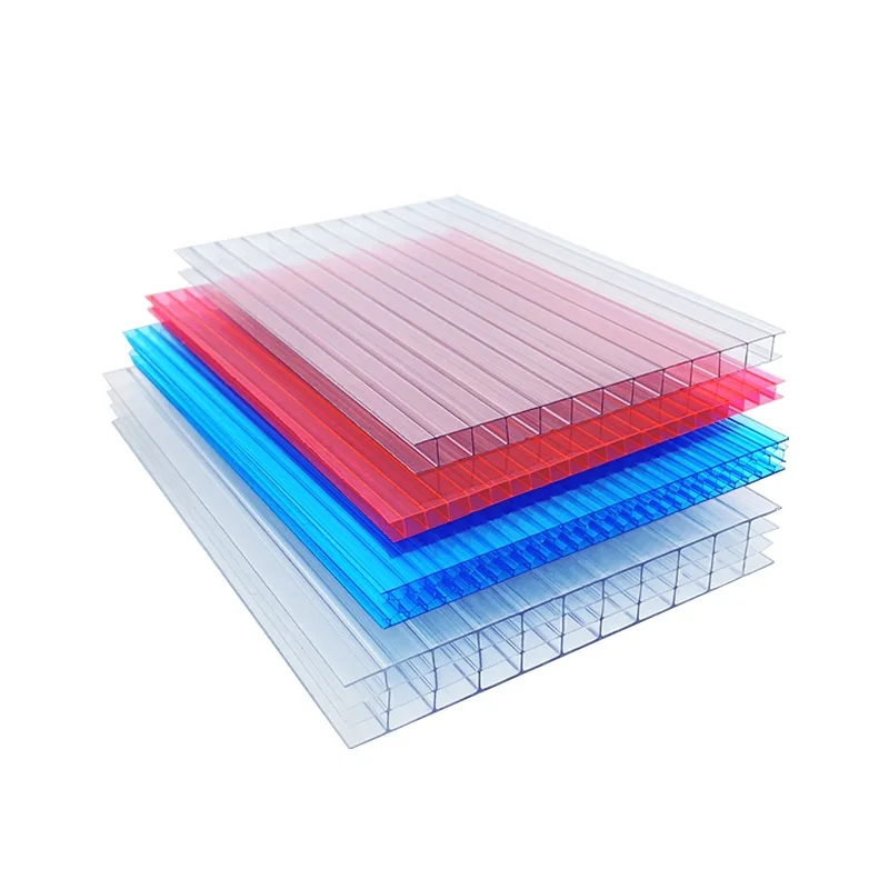 Хит продаж, прозрачная, устойчивая к атмосферным воздействиям панель для крыши из поликарбоната, солнечная панель из поликарбоната с двойными стенками, сотовая панель