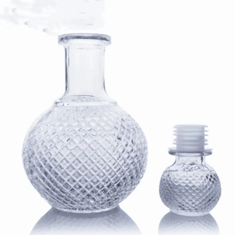 
Hotsell clear liquor empty alcohol wine glass wine bottle With cover 