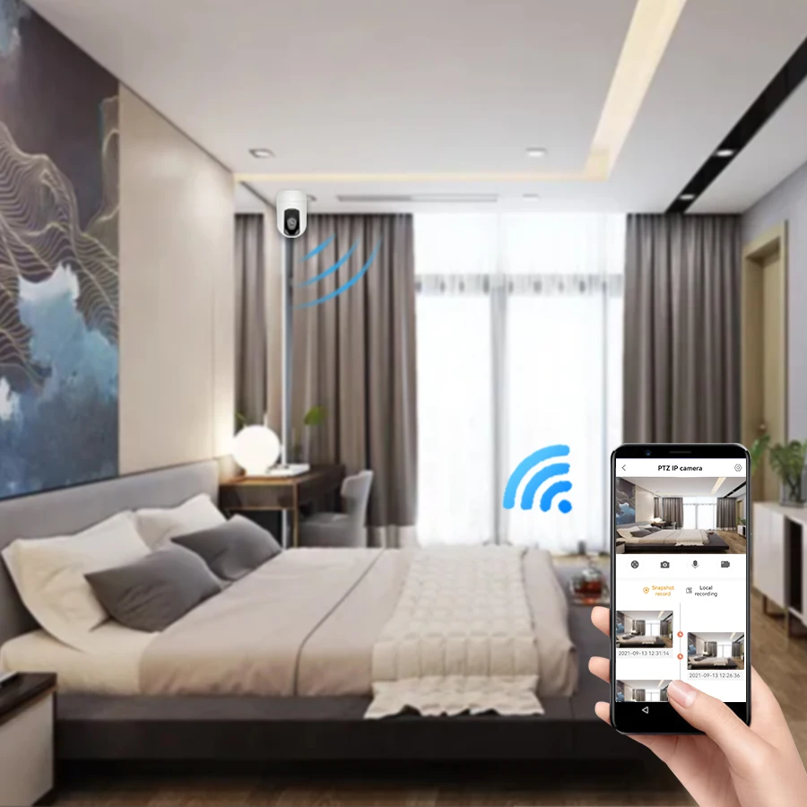 Домашняя охранная сигнализация BlizeMesh FSK868MHZ GSM GPRS wifi для домашней безопасности с IP-камерой и приложением