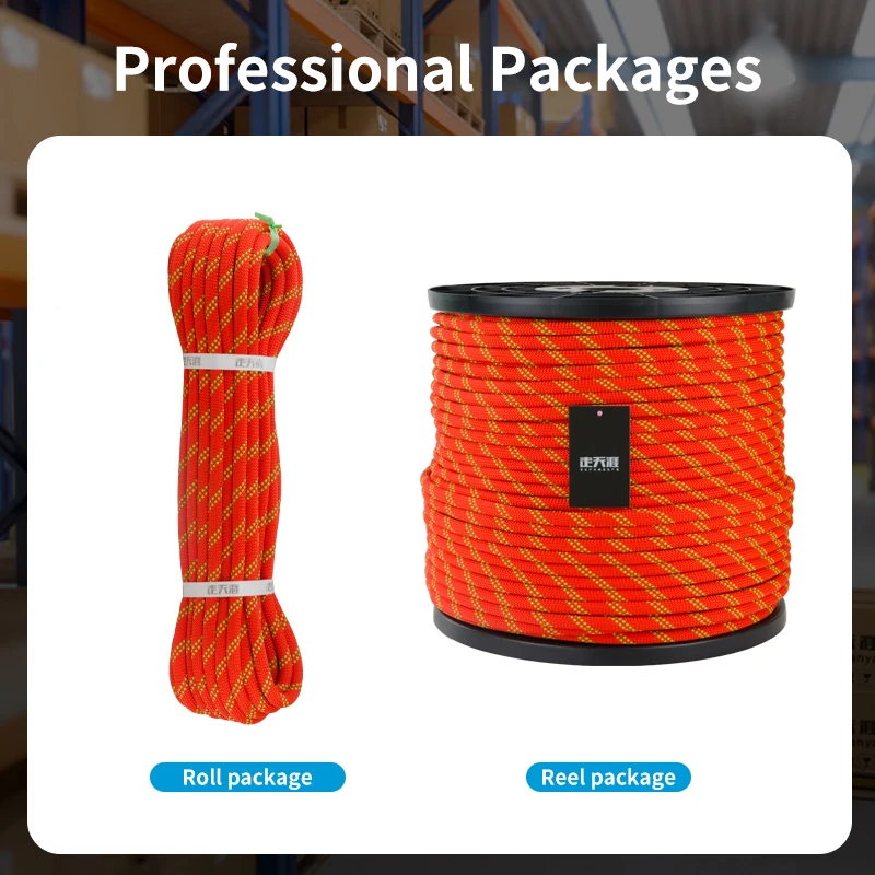 Long Lasting 10.5mm Nylon Static Rope Ideal for Hiking Camping Trips 10.5mm Nylon Static Rope