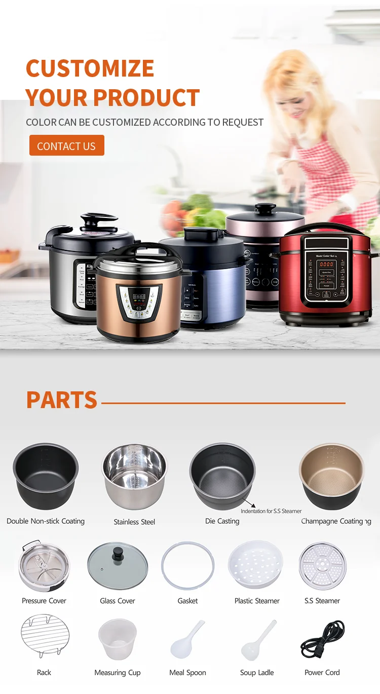 Factory Wholesale Electric Rice Pot Hot Selling Large Pressure Pot 4L Multi functional Electric Pressure Pot Source