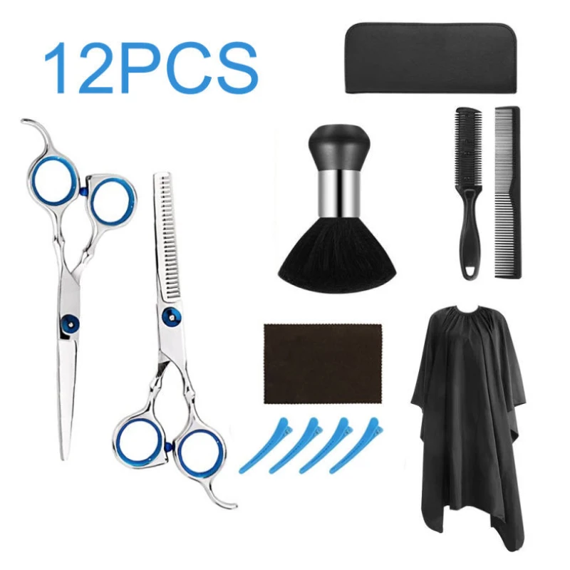 Professional Hairdressing Scissors Kit Hair Cutting Scissors Hair Scissors Tail Hair Cutter Comb