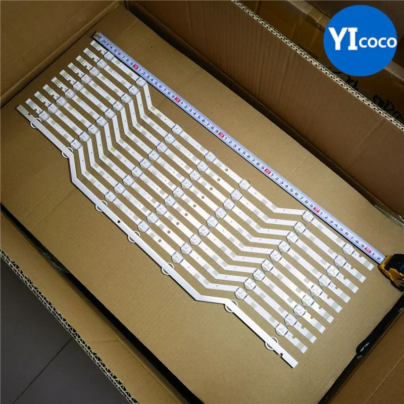 FOR  UN32J5205AF  LCD TV backlight strip V7DN-320SM1-R1 BN96-36236A LM41-00134A   620mm   7 LED 3V  Aluminum 100% NEW