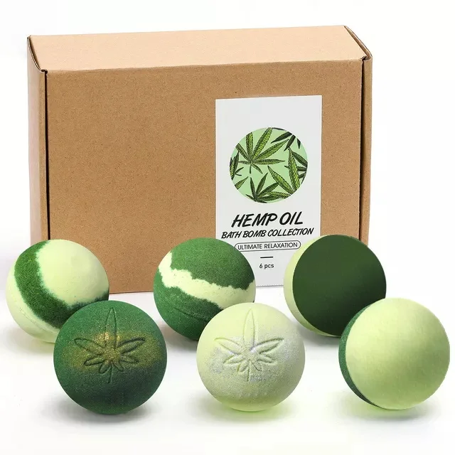 Private Label Organic Bathbombs Shower Bubble Fizzies Luxury Bathbombs CBD Bath Bombs Set