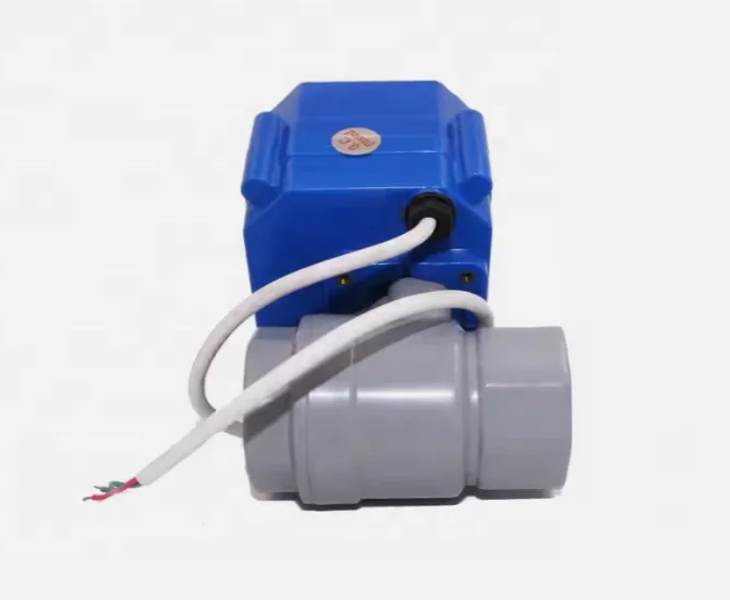Miniature Electric Ball Valve for Water Treatment DN25 UPVC Plastic Large Torque Manufactured by Manufacturers