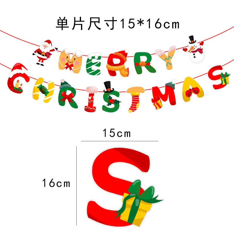 New style multiple baby birthday party graduation decoration event paper banner flags