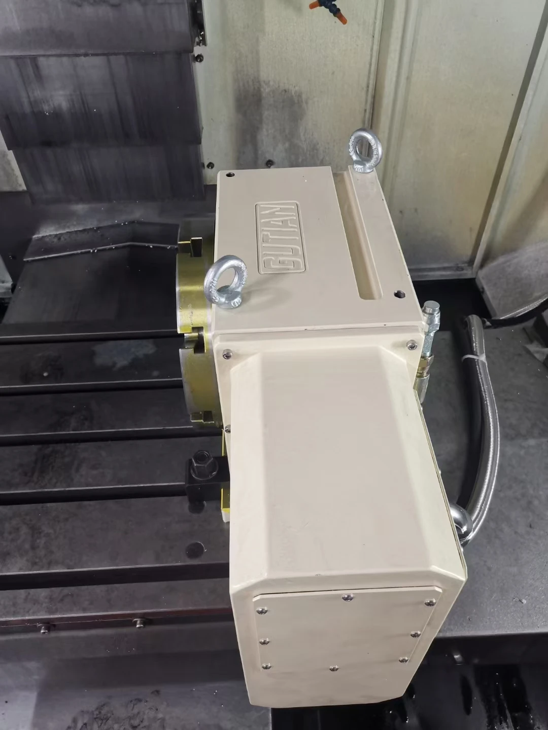 LEYO 5 axis rotary table pneumatic rotary table 4th axis rotary table cnc