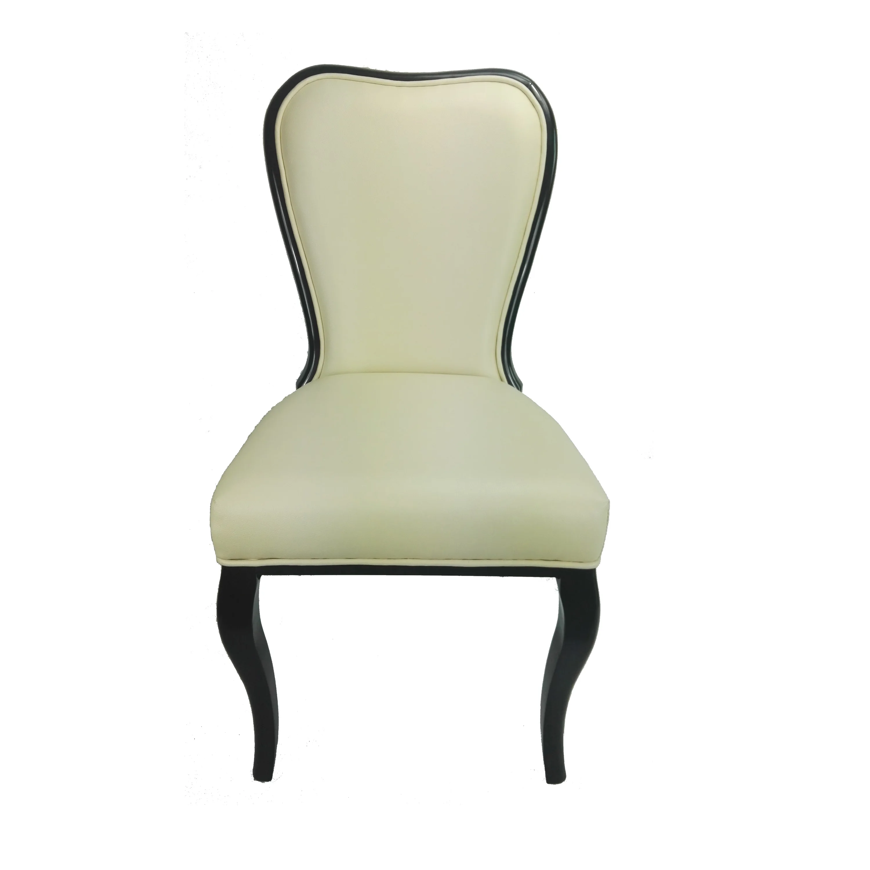 French style round solid wood dining chair round wood chair