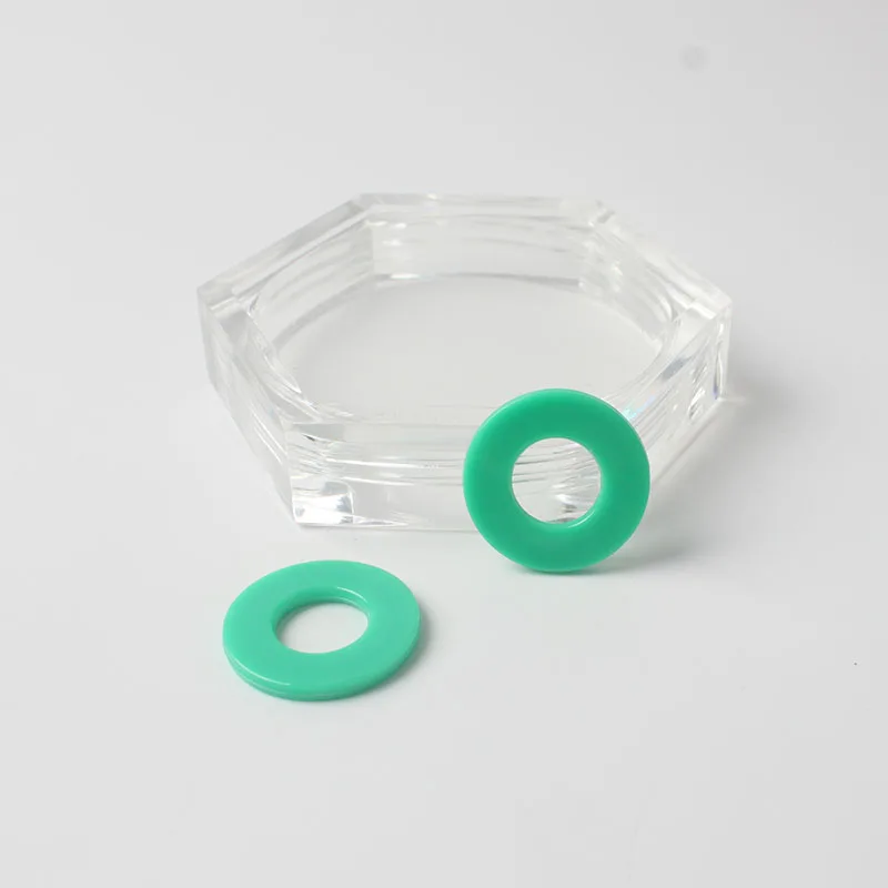 China Wholesale Plastic Token Coin Custom High Quality Pad Printing Color Trolley Coins with hole Jeton Caddie