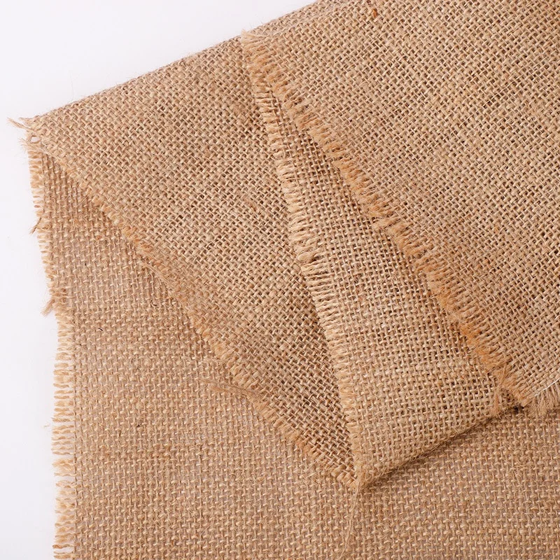 Free Sample Eco Friendly Natural Jute Fabric Roll Burlap Fabric Cloth Yute Fabric for Packing