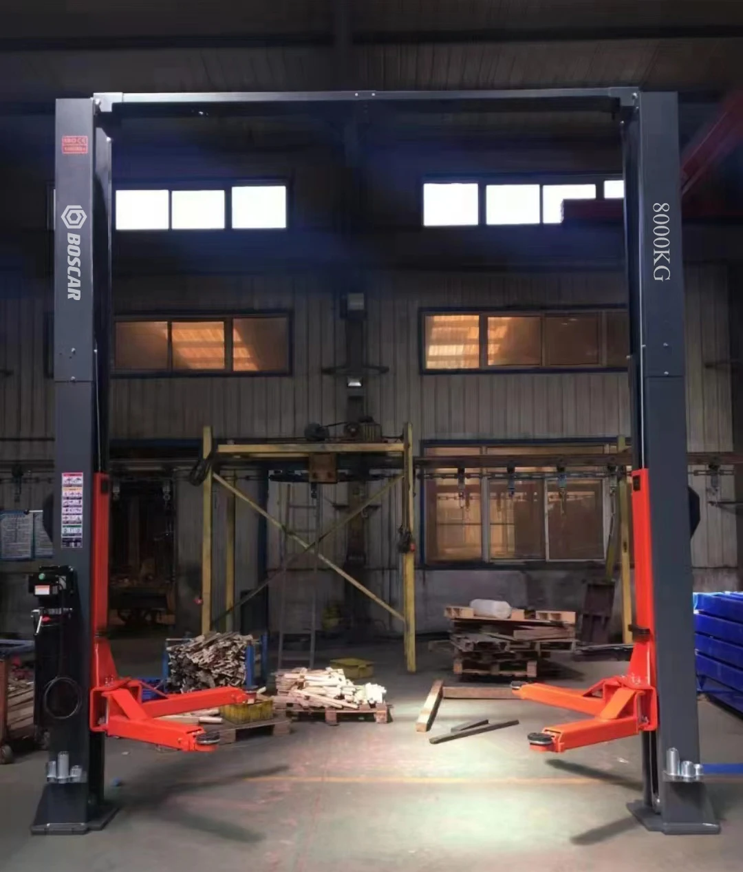 8Tons Heavy vehicles/Vans/Pickup truck lifts 2 post car lift Hydraulic gantry car lifing machine for garage and car workshop