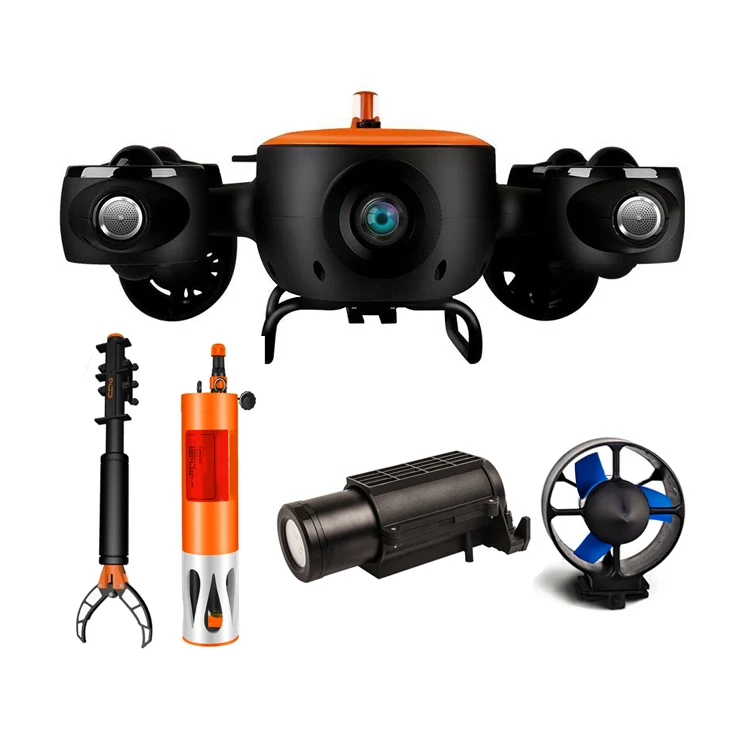 The Deepest Mightiest Diving Under Water Drones Remote Control Waterproof Drone Detector Fish Fishing Pond Drone With Camera